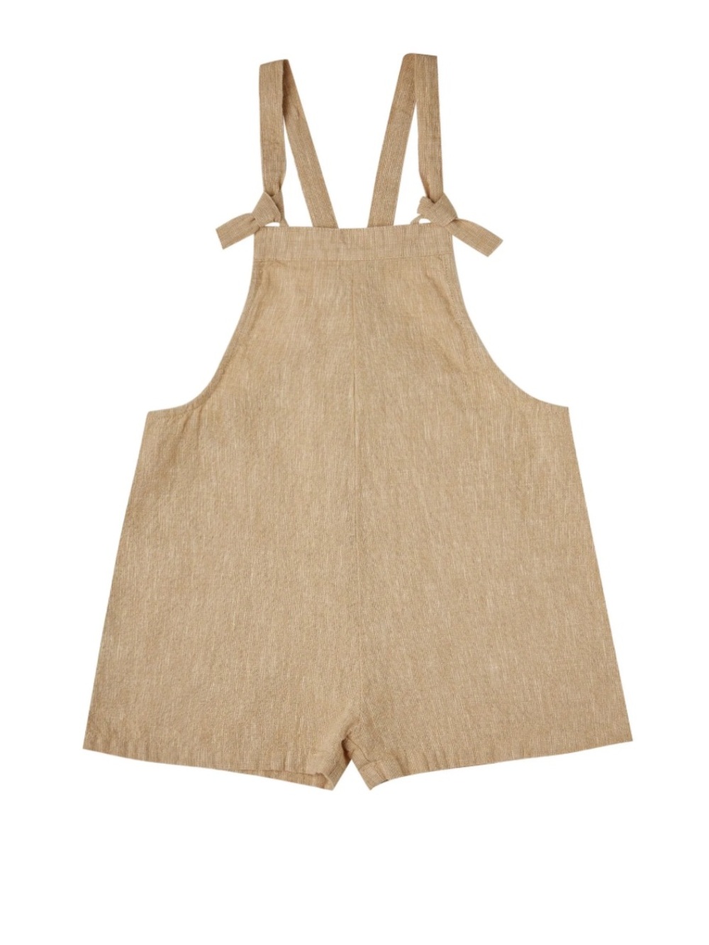 RYLEE + CRU GIRLS SKIPPER OVERALL TAN NEW 10-12 LINEN